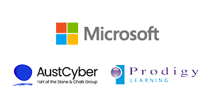 Microsoft Cyber Security Traineeship logos